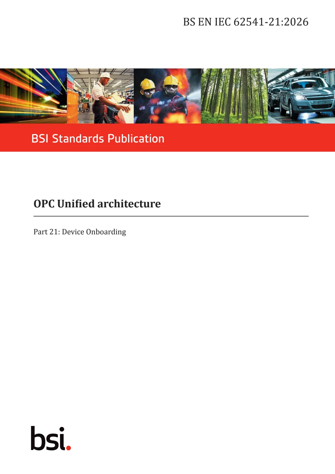 Первая страница стандарта BS EN IEC 62541-21:2026