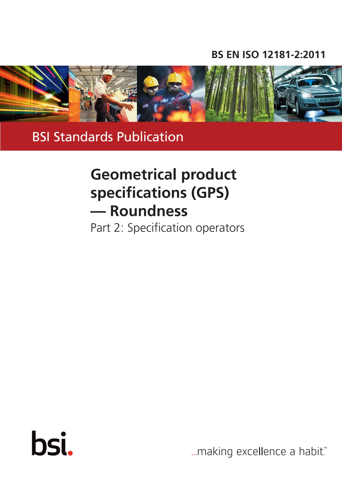 Первая страница стандарта BS EN ISO 12181-2:2011