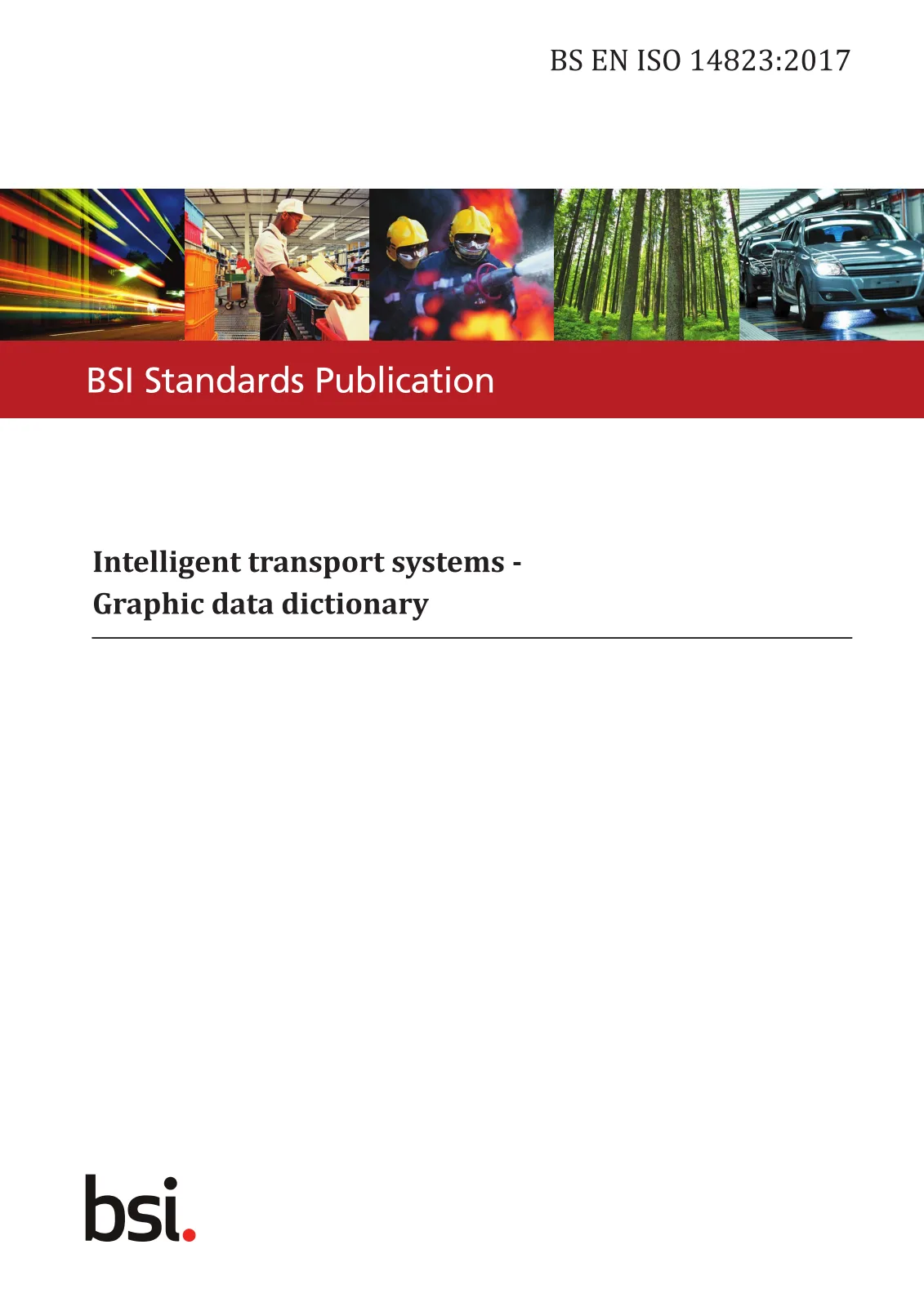 Первая страница стандарта BS EN ISO 14823:2017
