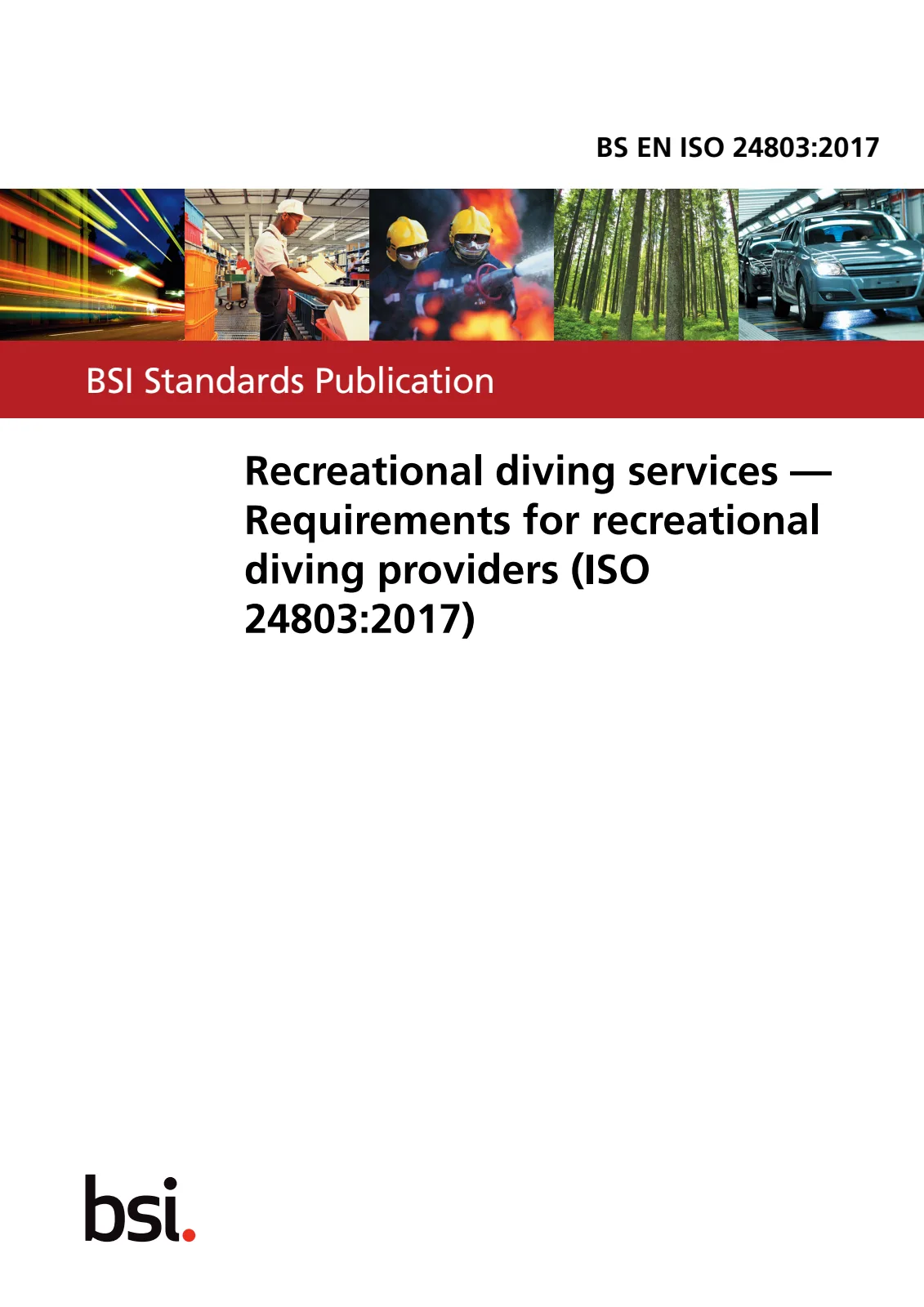Первая страница стандарта BS EN ISO 24803:2017