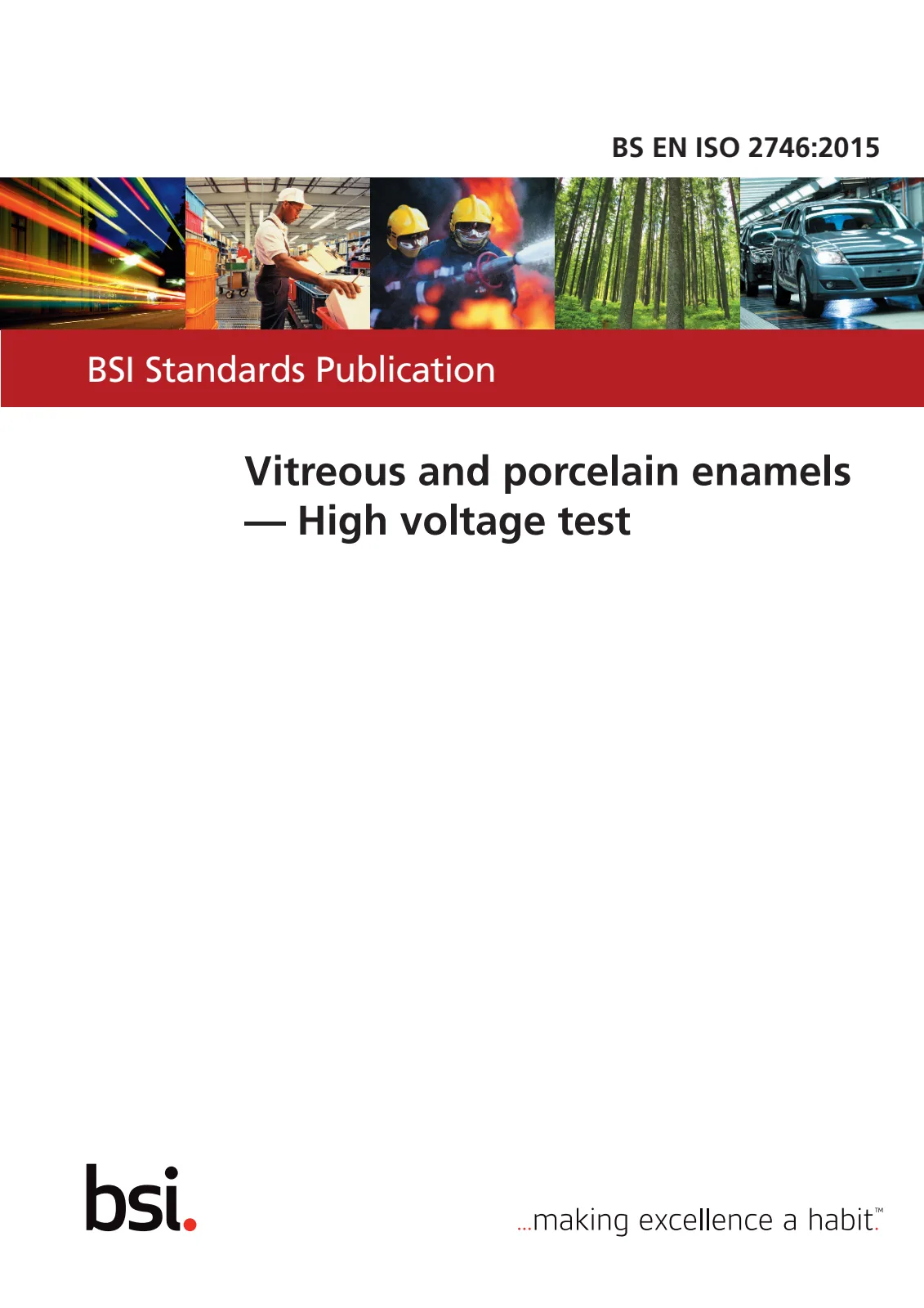 Первая страница стандарта BS EN ISO 2746:2015