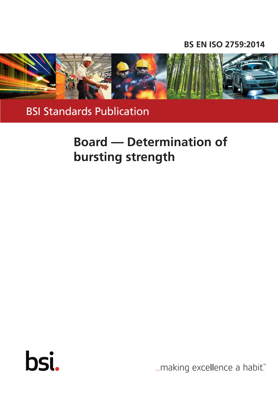 Первая страница стандарта BS EN ISO 2759:2014
