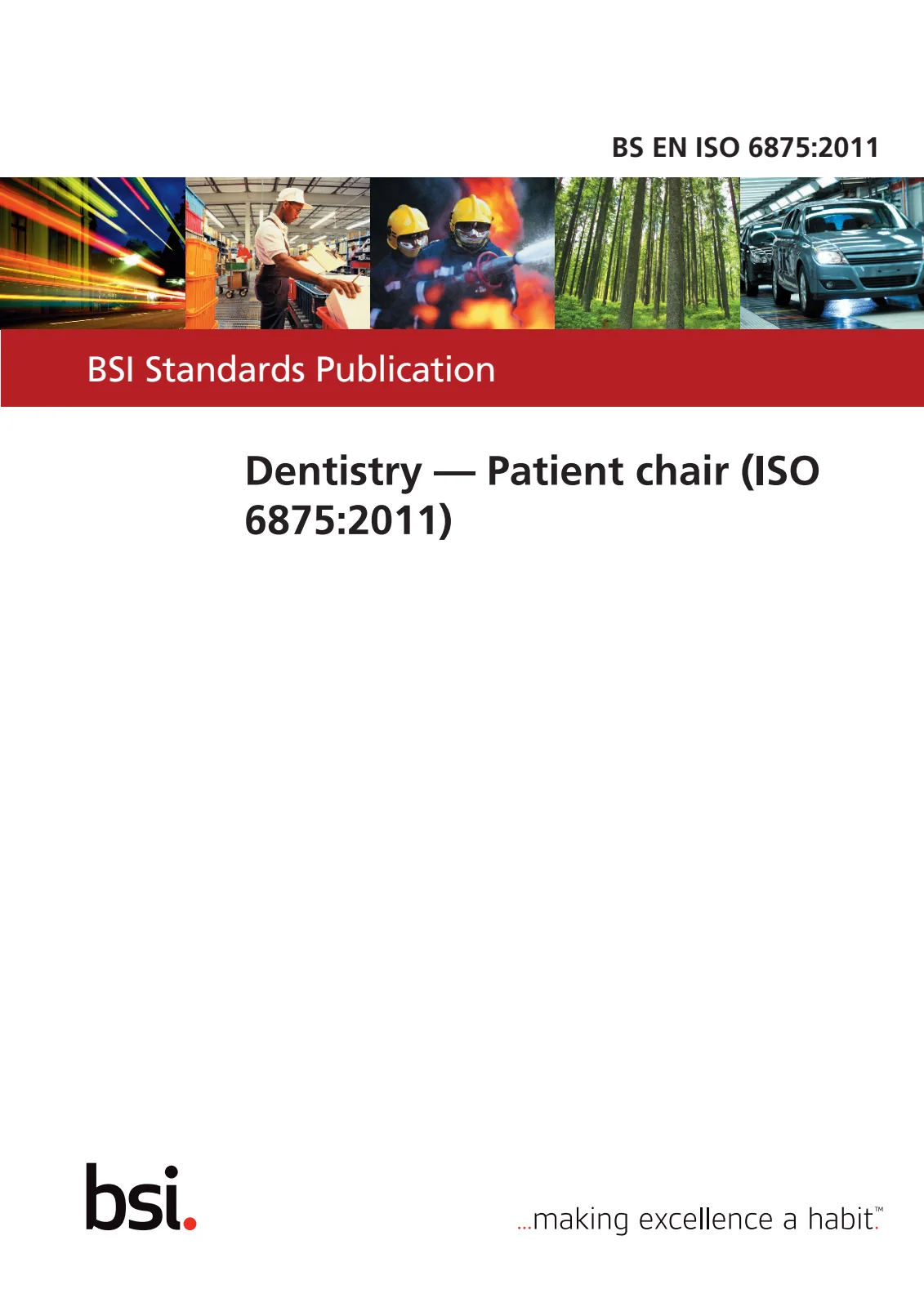 Первая страница стандарта BS EN ISO 6875:2011