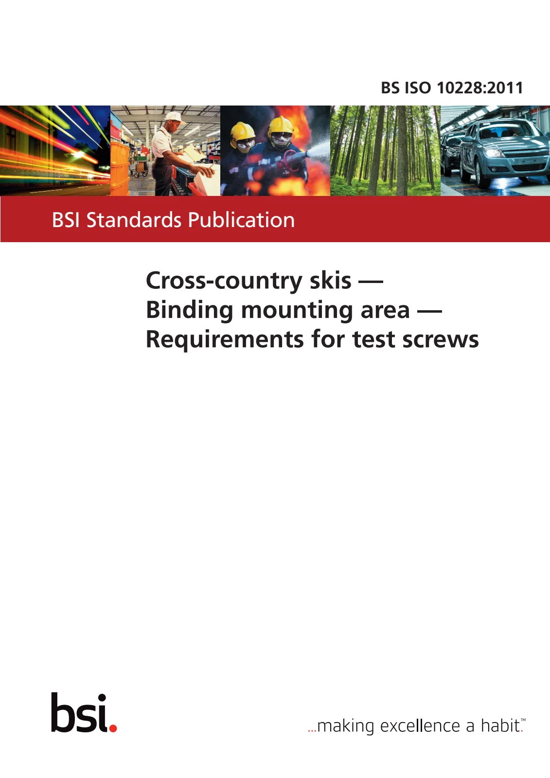 Первая страница стандарта BS ISO 10228:2011
