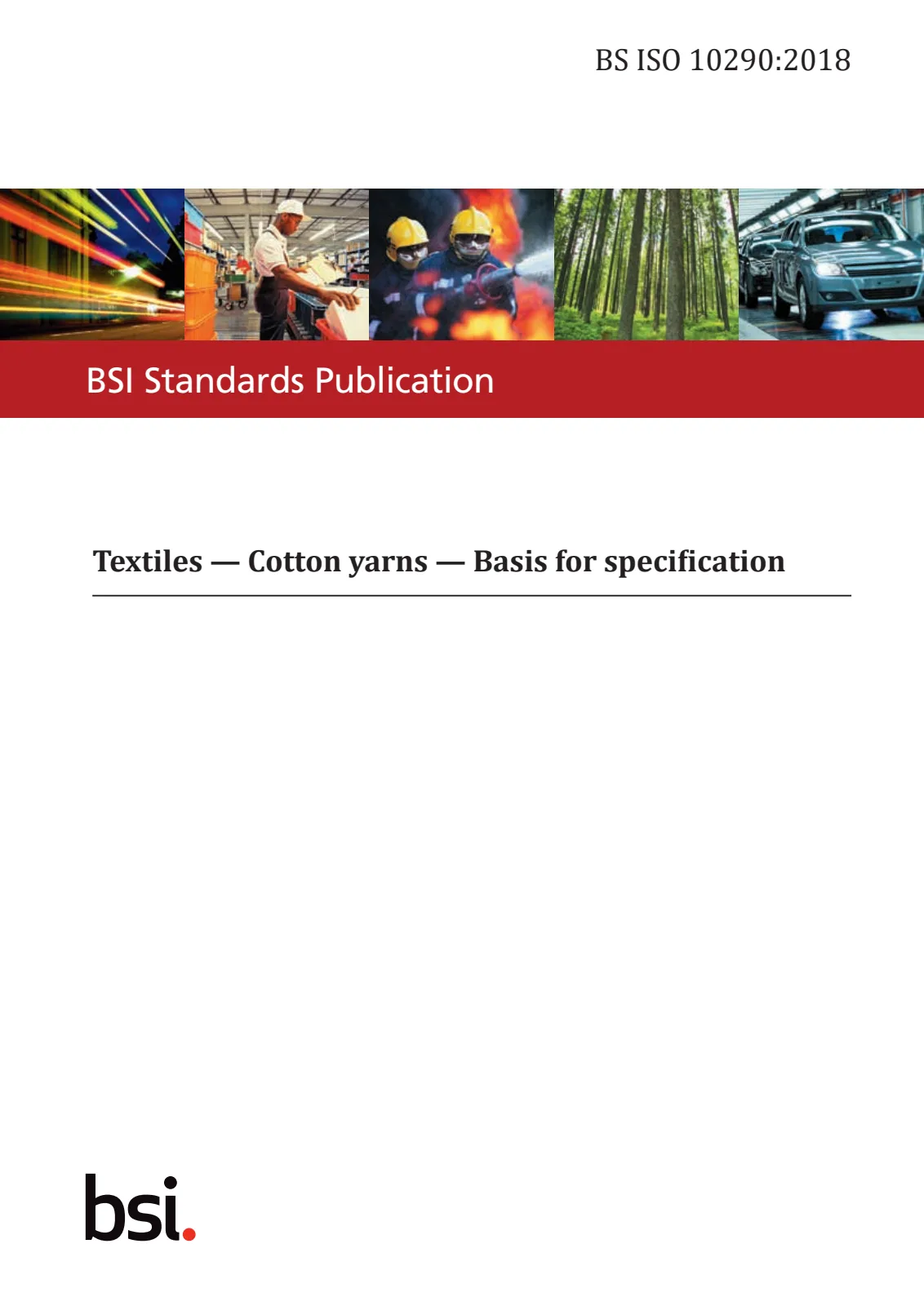 Первая страница стандарта BS ISO 10290:2018