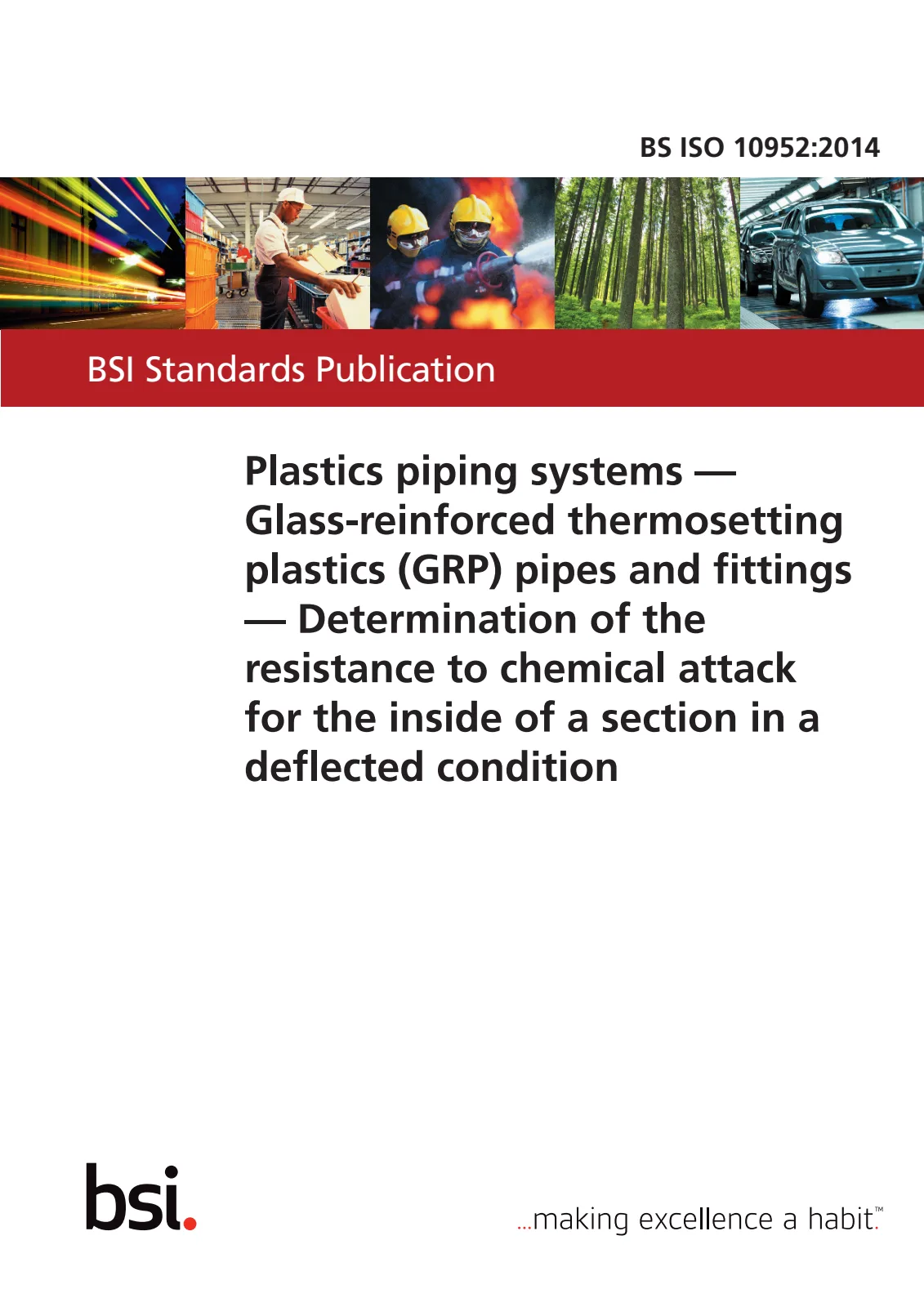 Первая страница стандарта BS ISO 10952:2014