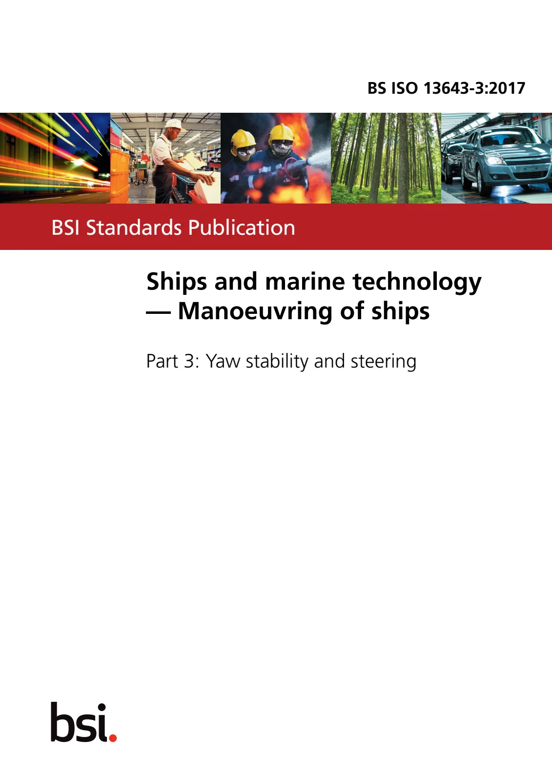 Первая страница стандарта BS ISO 13643-3:2017
