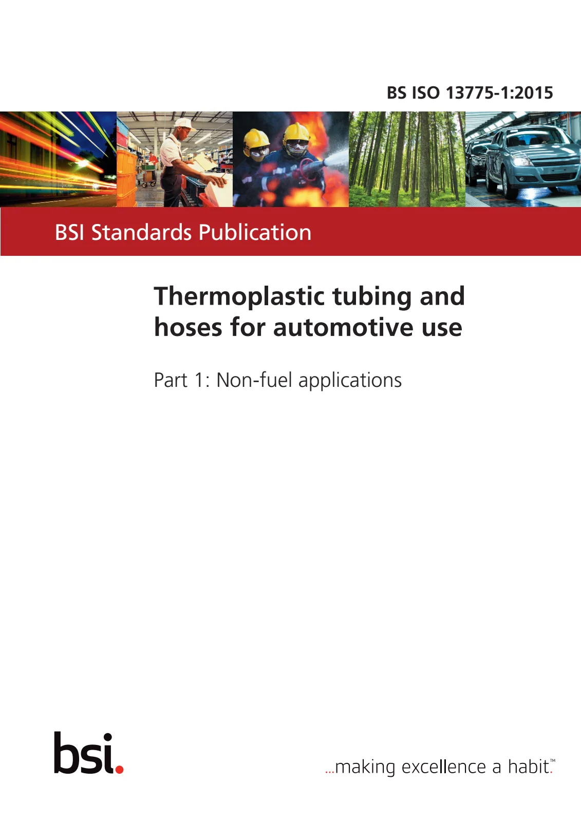 Первая страница стандарта BS ISO 13775-1:2015
