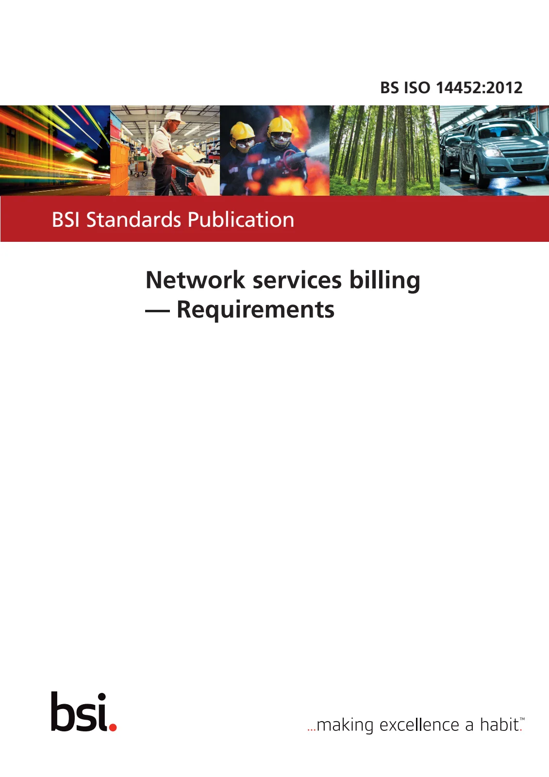 Первая страница стандарта BS ISO 14452:2012