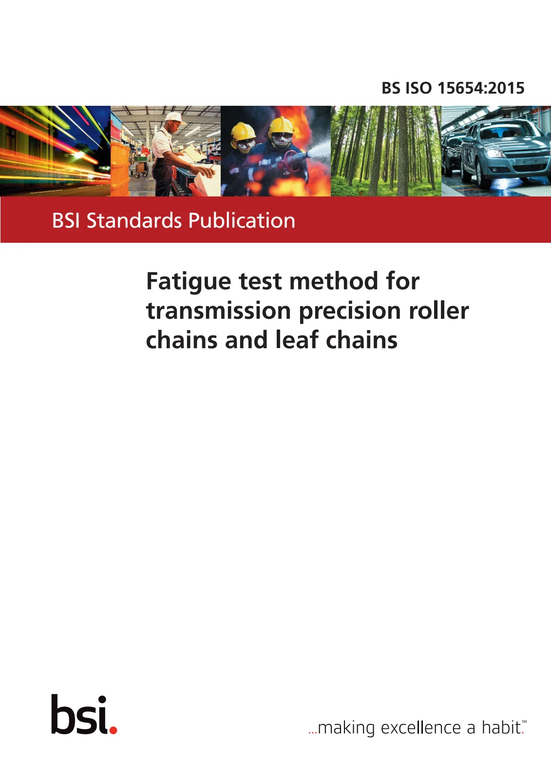 Первая страница стандарта BS ISO 15654:2015