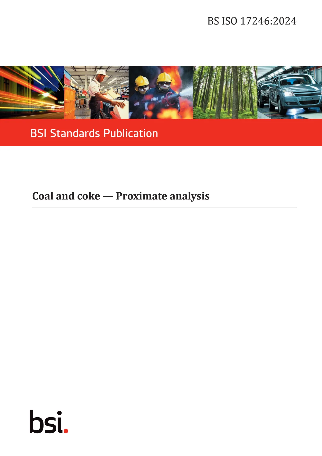 Первая страница стандарта BS ISO 17246:2024