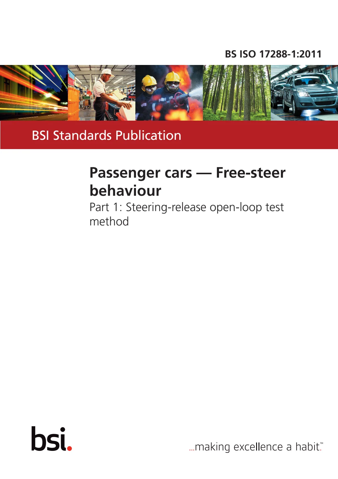 Первая страница стандарта BS ISO 17288-1:2011