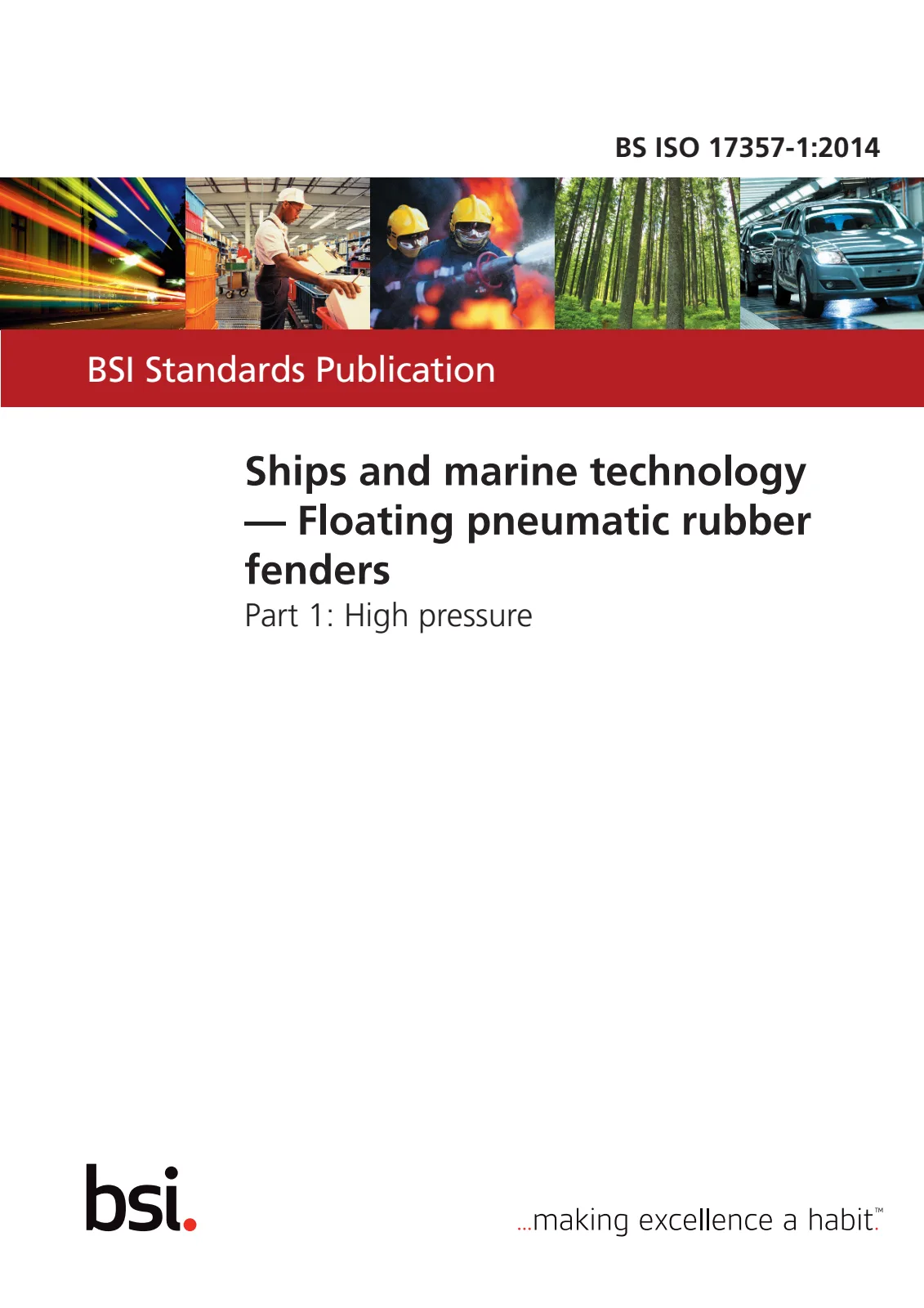Первая страница стандарта BS ISO 17357-1:2014