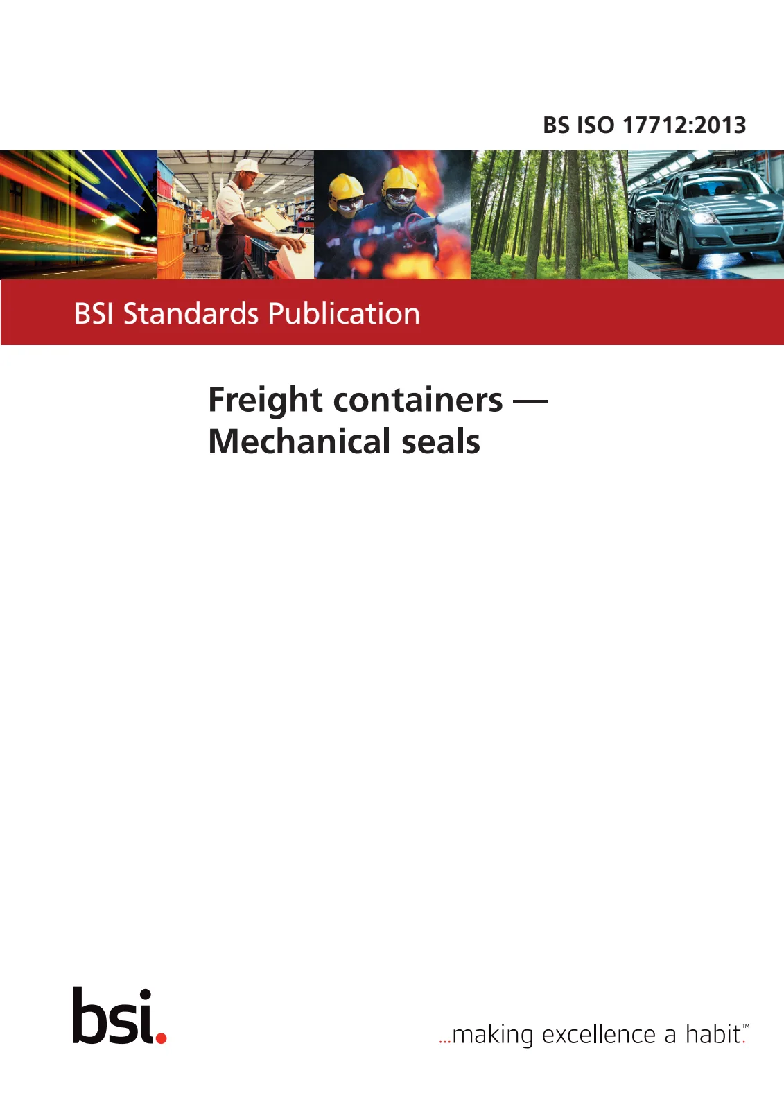 Первая страница стандарта BS ISO 17712:2013