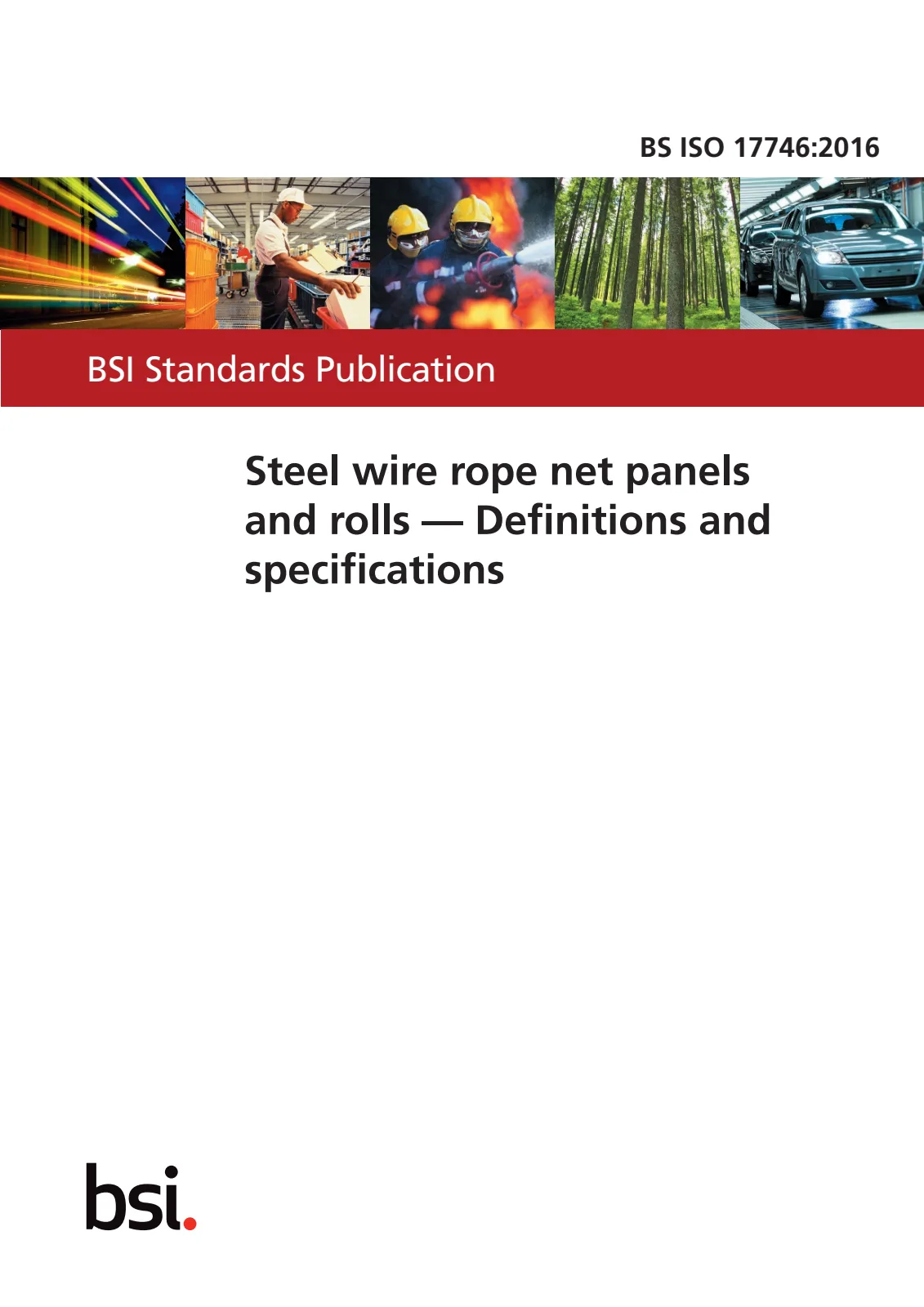 Первая страница стандарта BS ISO 17746:2016