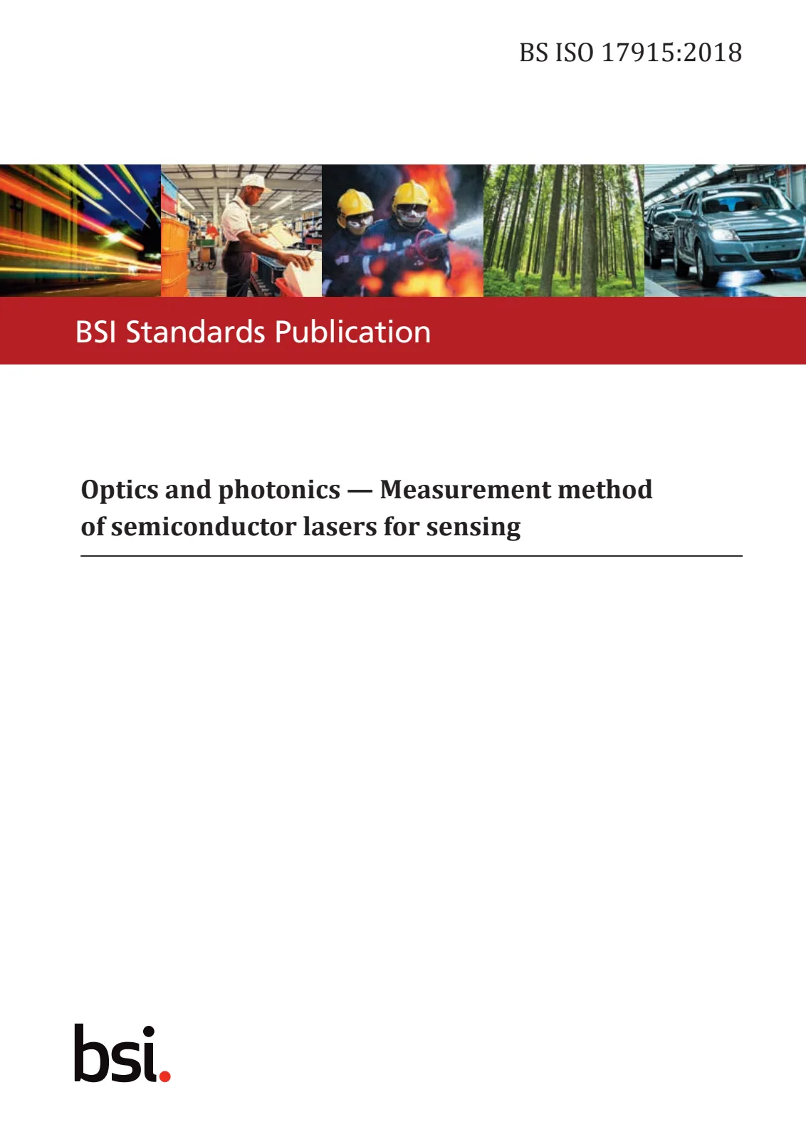 Первая страница стандарта BS ISO 17915:2018