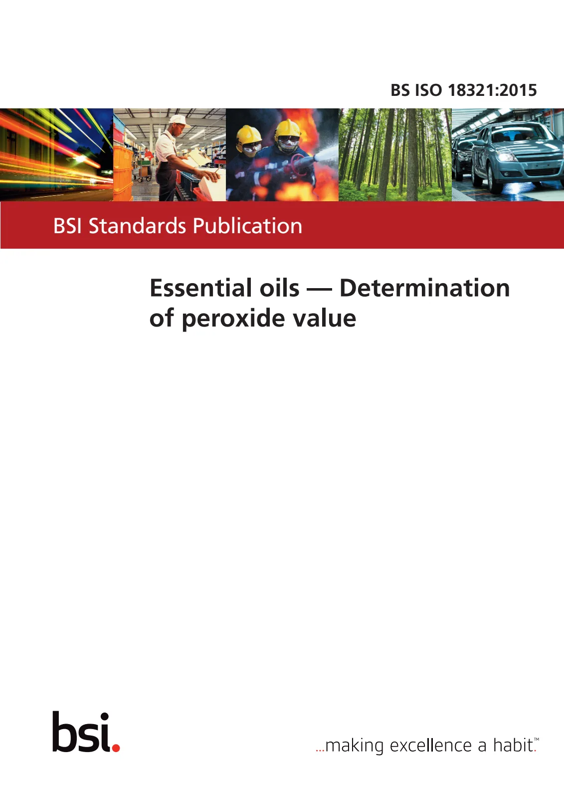 Первая страница стандарта BS ISO 18321:2015