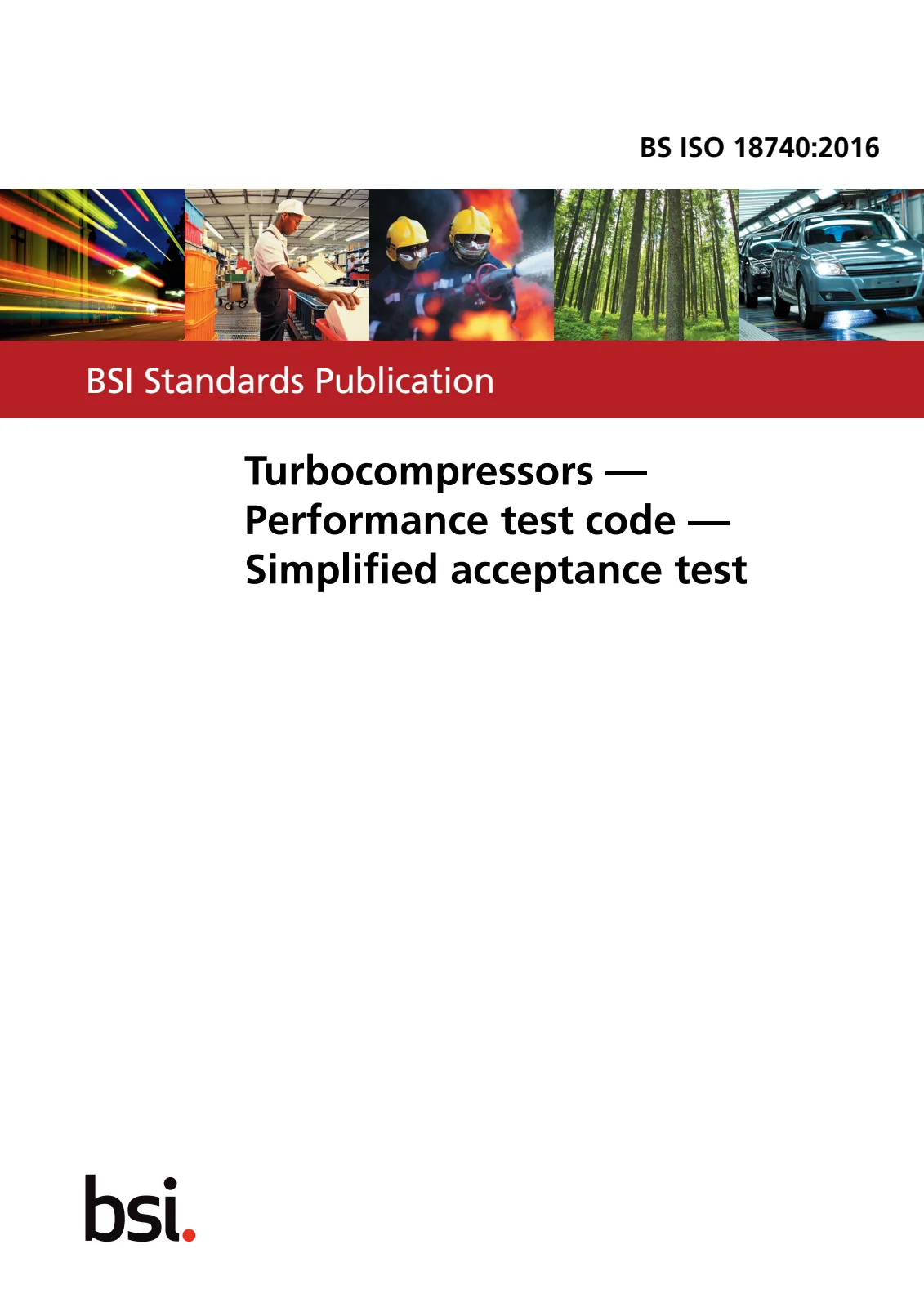 Первая страница стандарта BS ISO 18740:2016