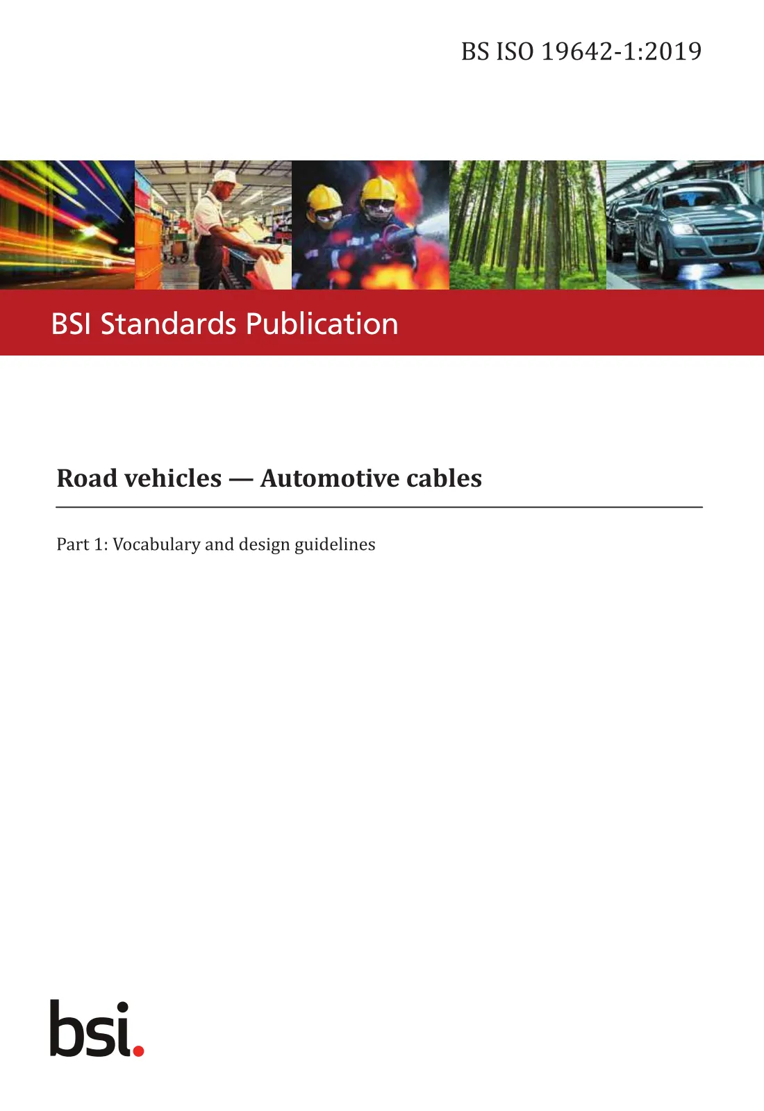 Первая страница стандарта BS ISO 19642-1:2019