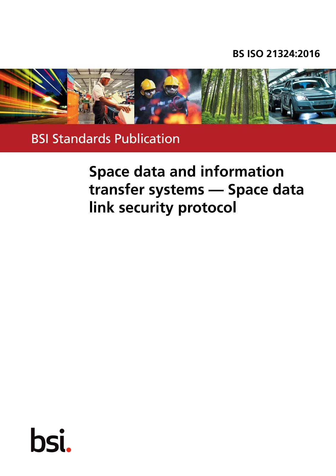 Первая страница стандарта BS ISO 21324:2016