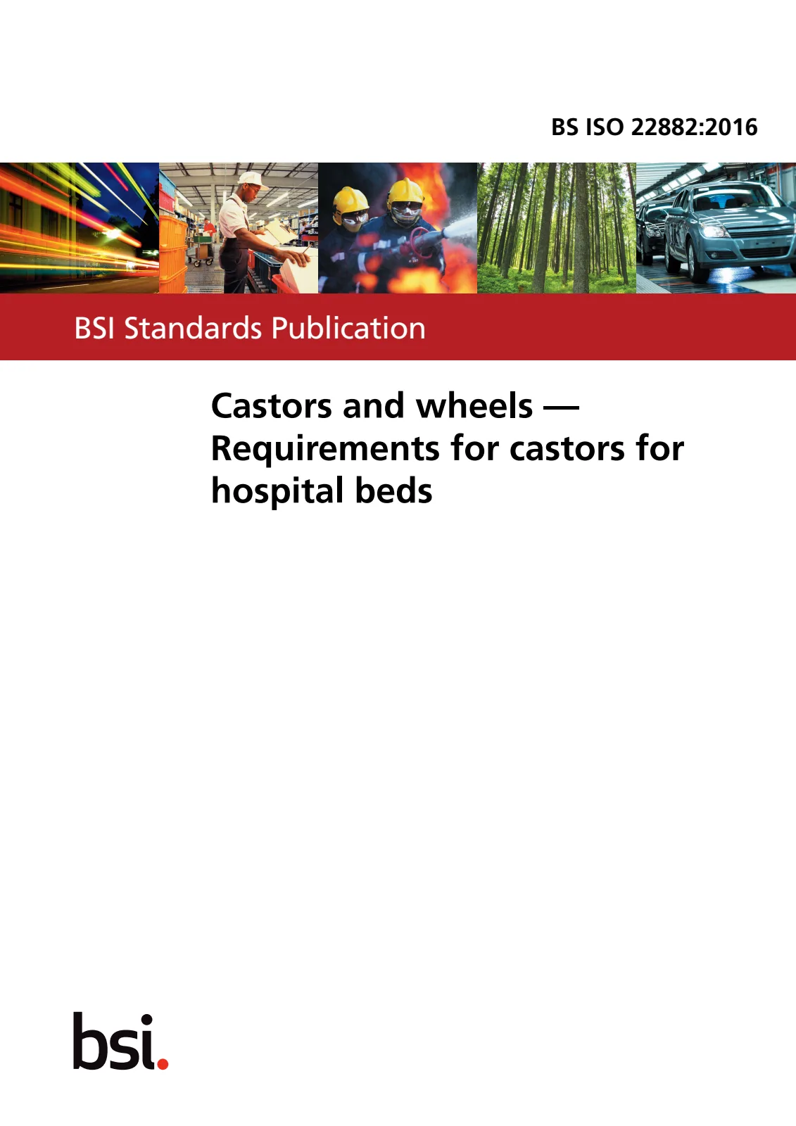 Первая страница стандарта BS ISO 22882:2016