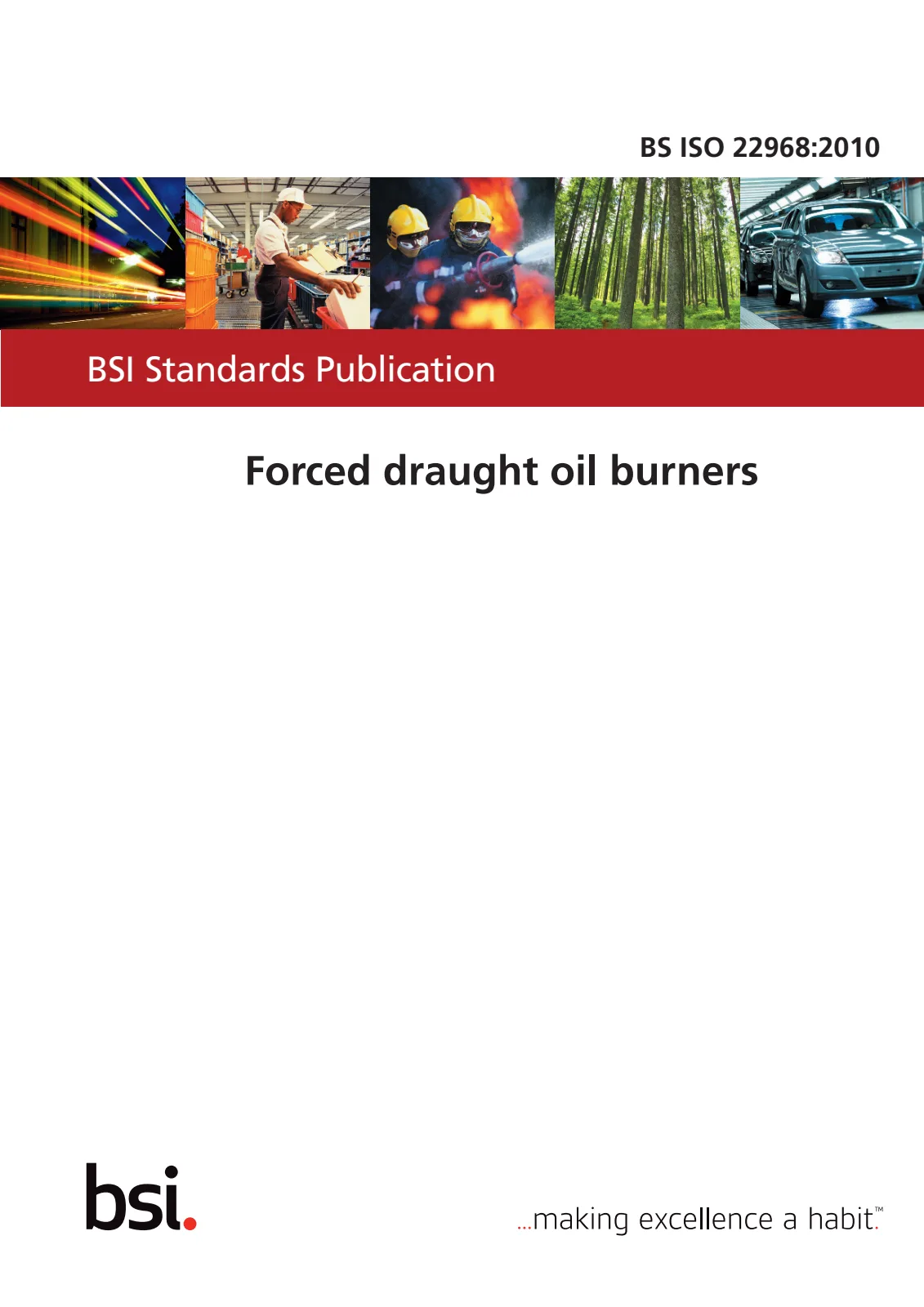 First page of standard BS ISO 22968:2010