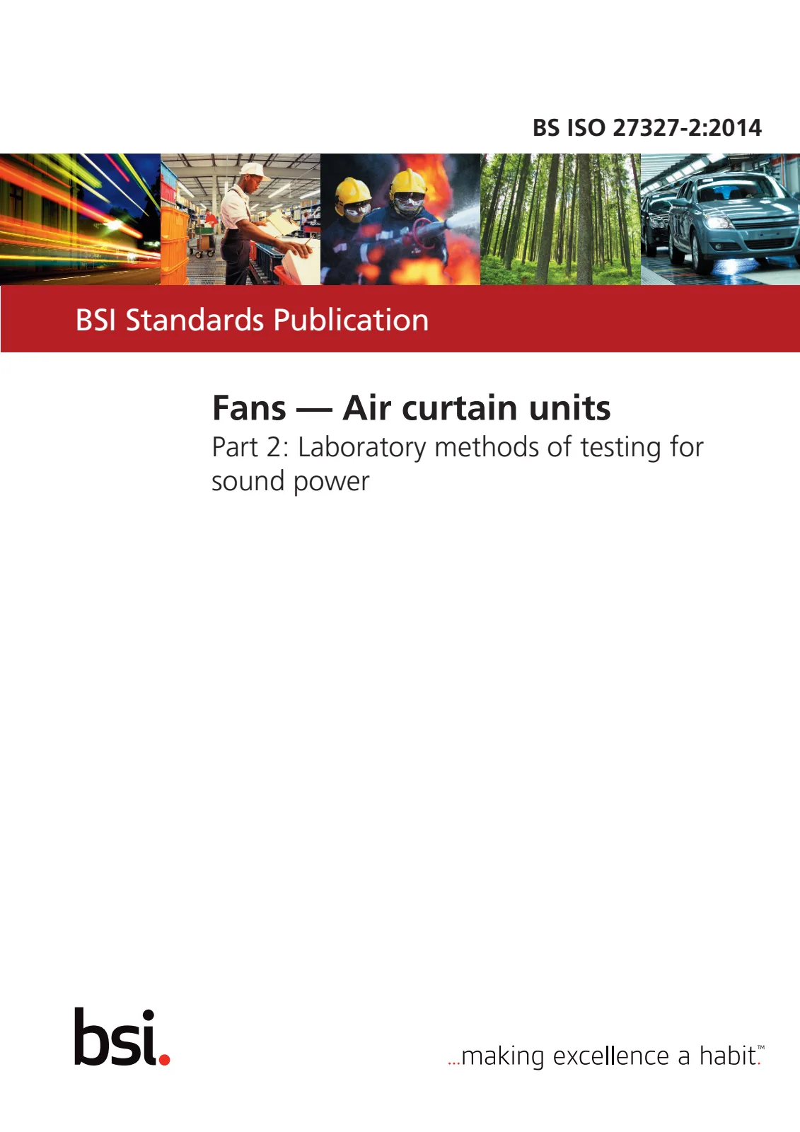 Первая страница стандарта BS ISO 27327-2:2014