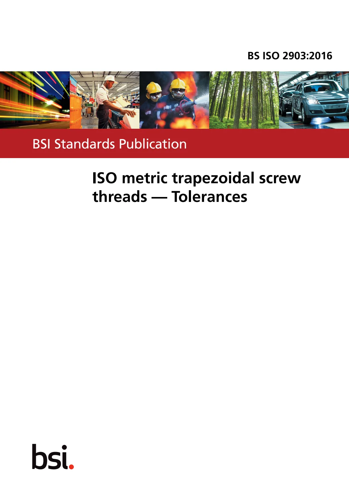 Первая страница стандарта BS ISO 2903:2016