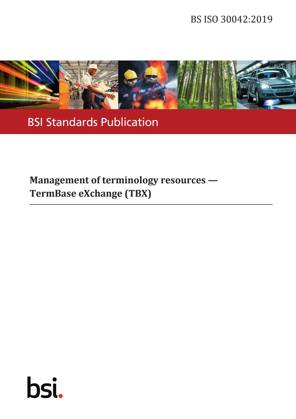 Первая страница стандарта BS ISO 30042:2019