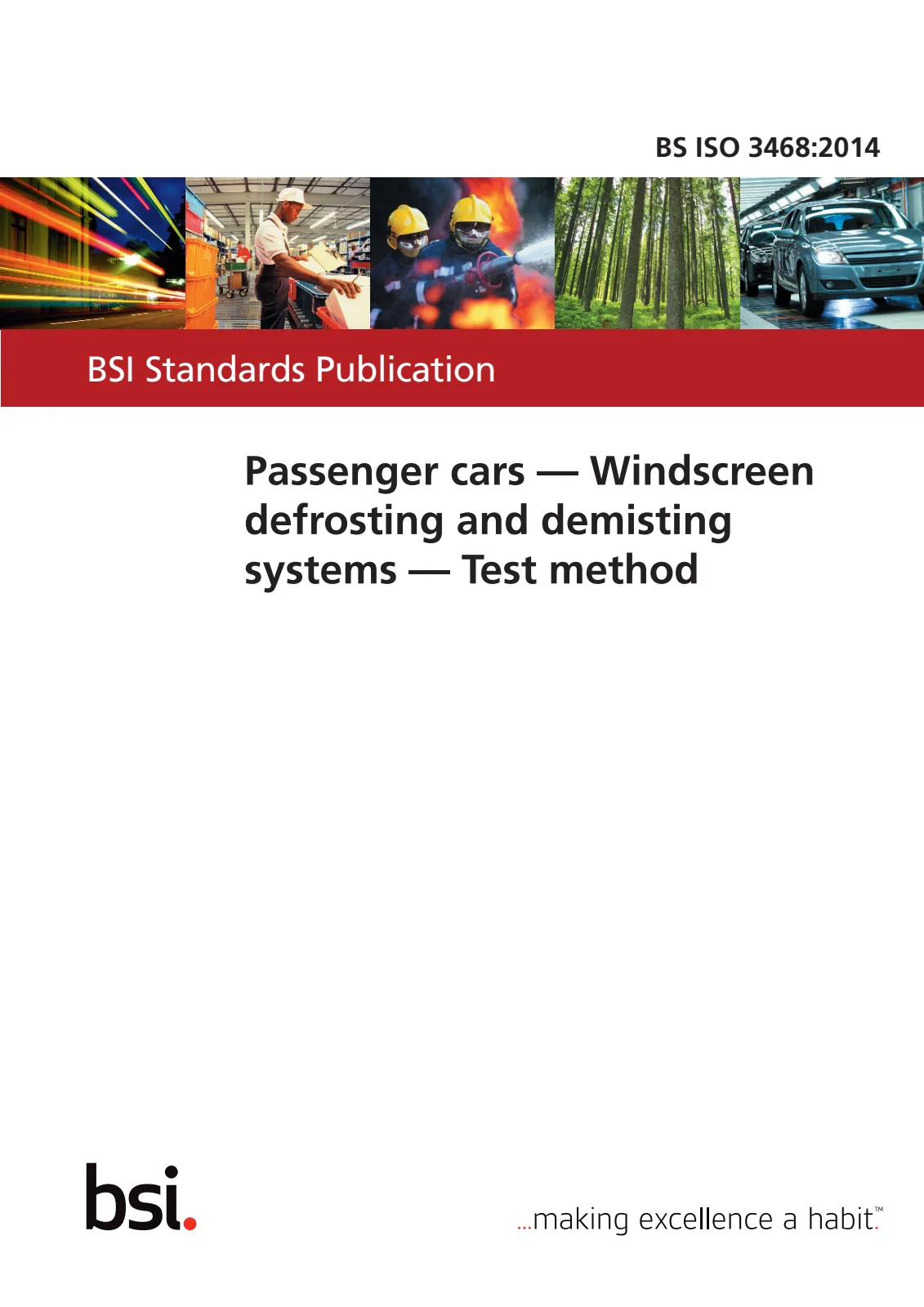 Первая страница стандарта BS ISO 3468:2014