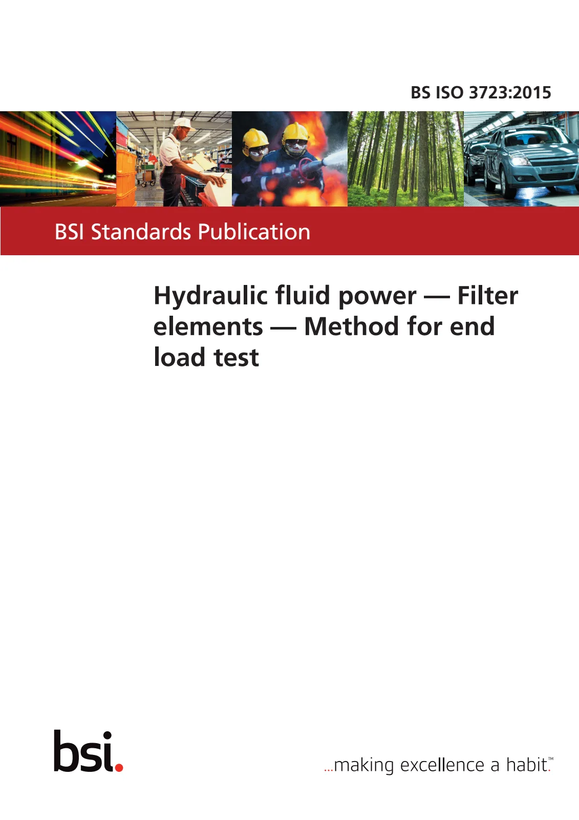 Первая страница стандарта BS ISO 3723:2015