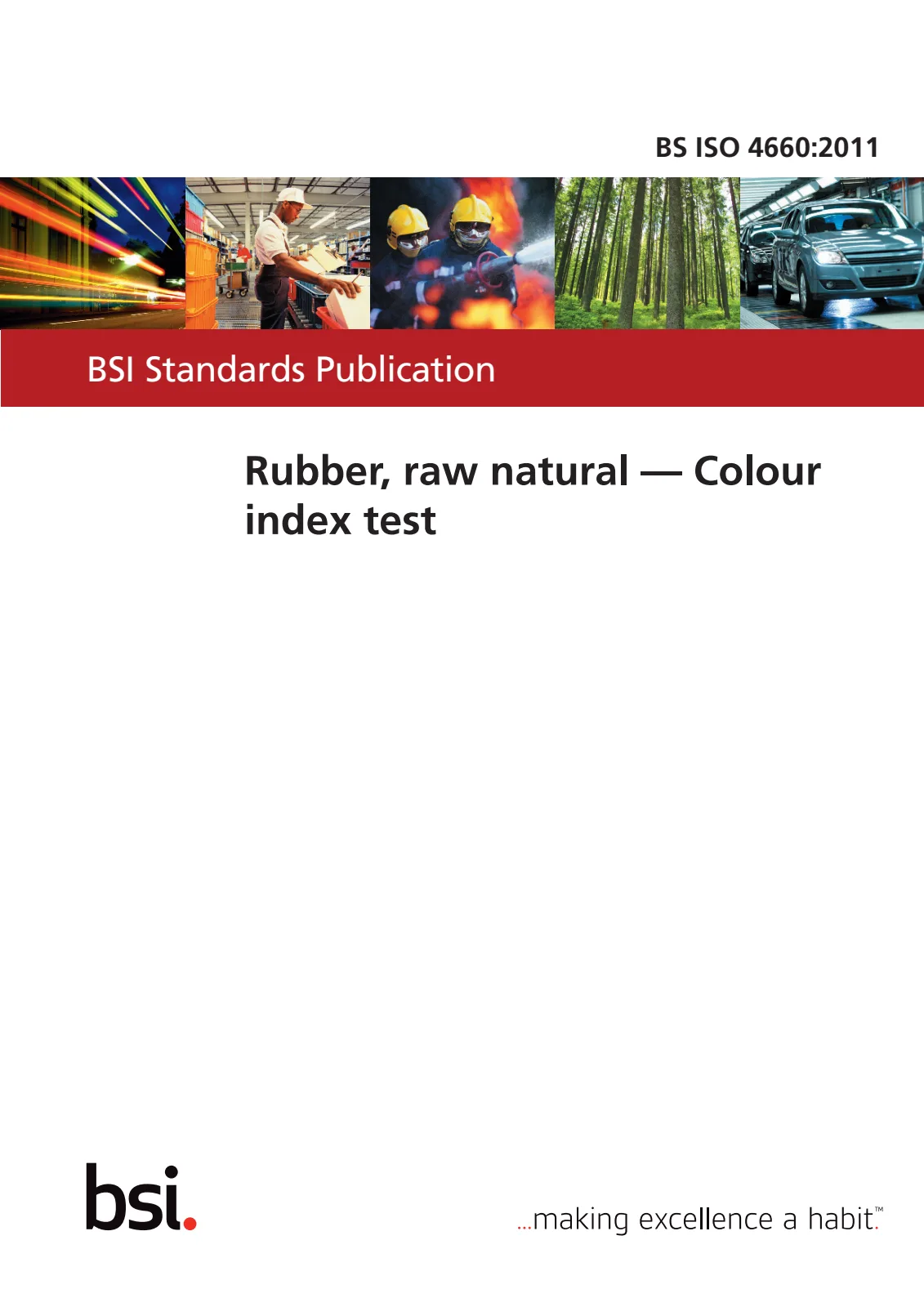 Первая страница стандарта BS ISO 4660:2011