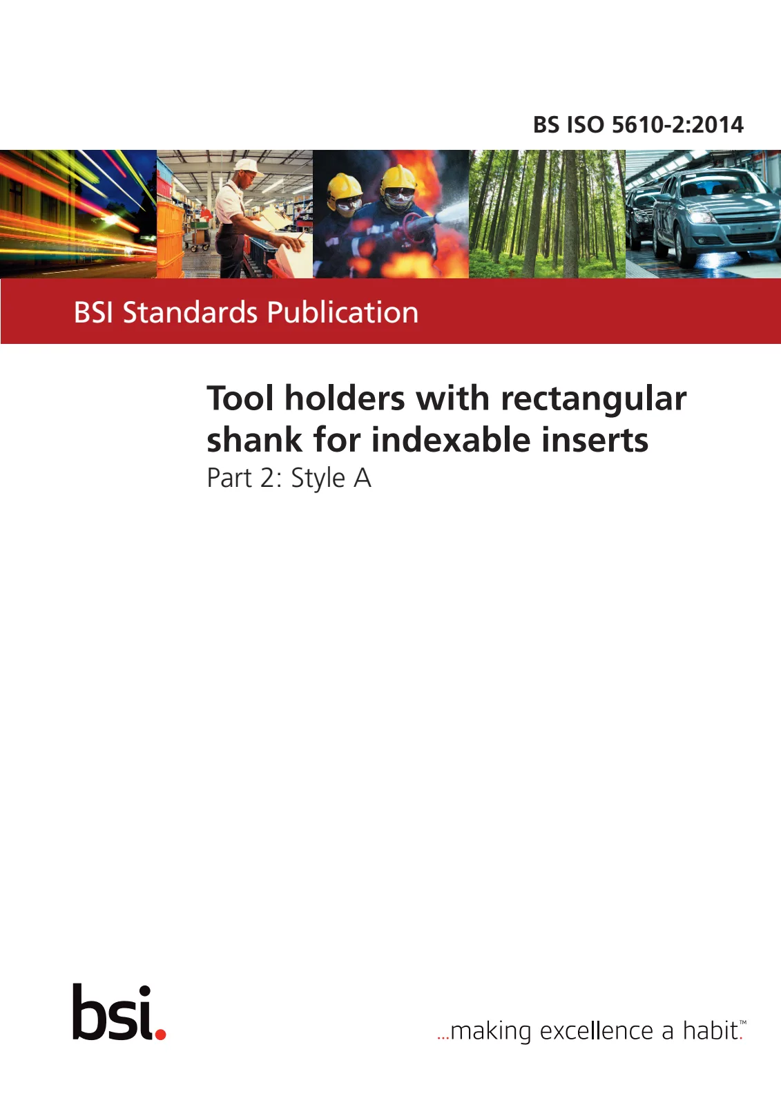 Первая страница стандарта BS ISO 5610-2:2014