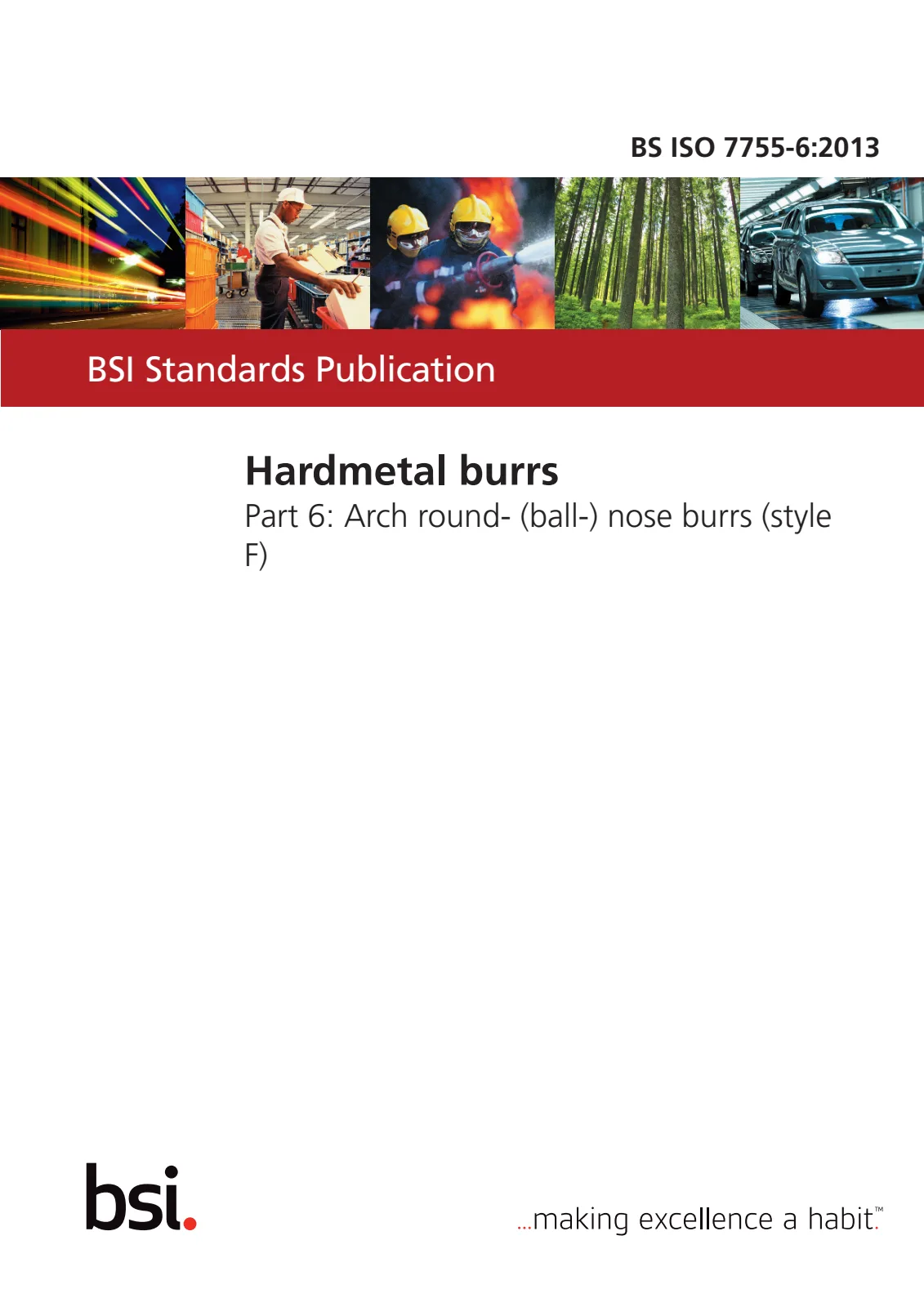 Первая страница стандарта BS ISO 7755-6:2013