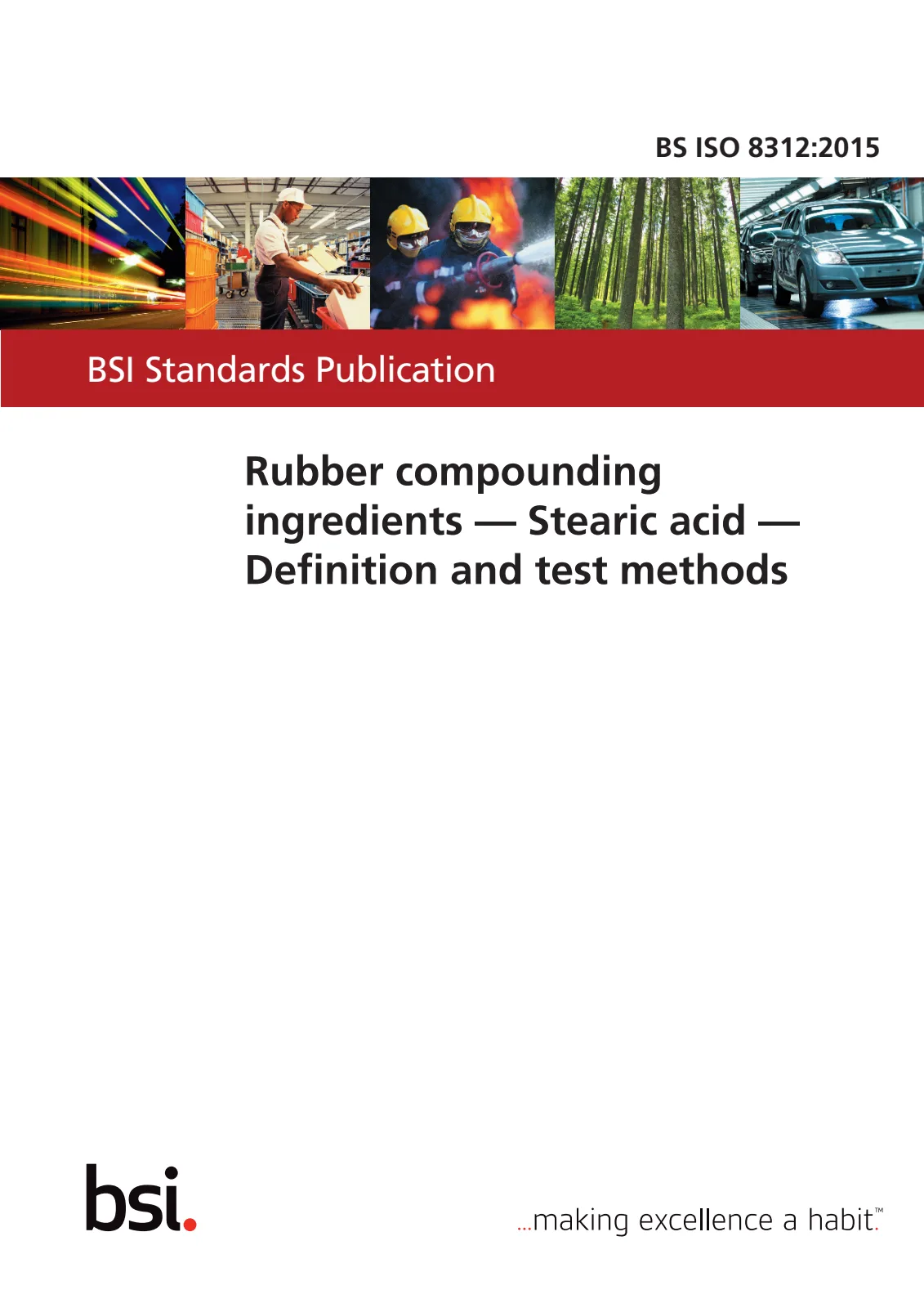 Первая страница стандарта BS ISO 8312:2015