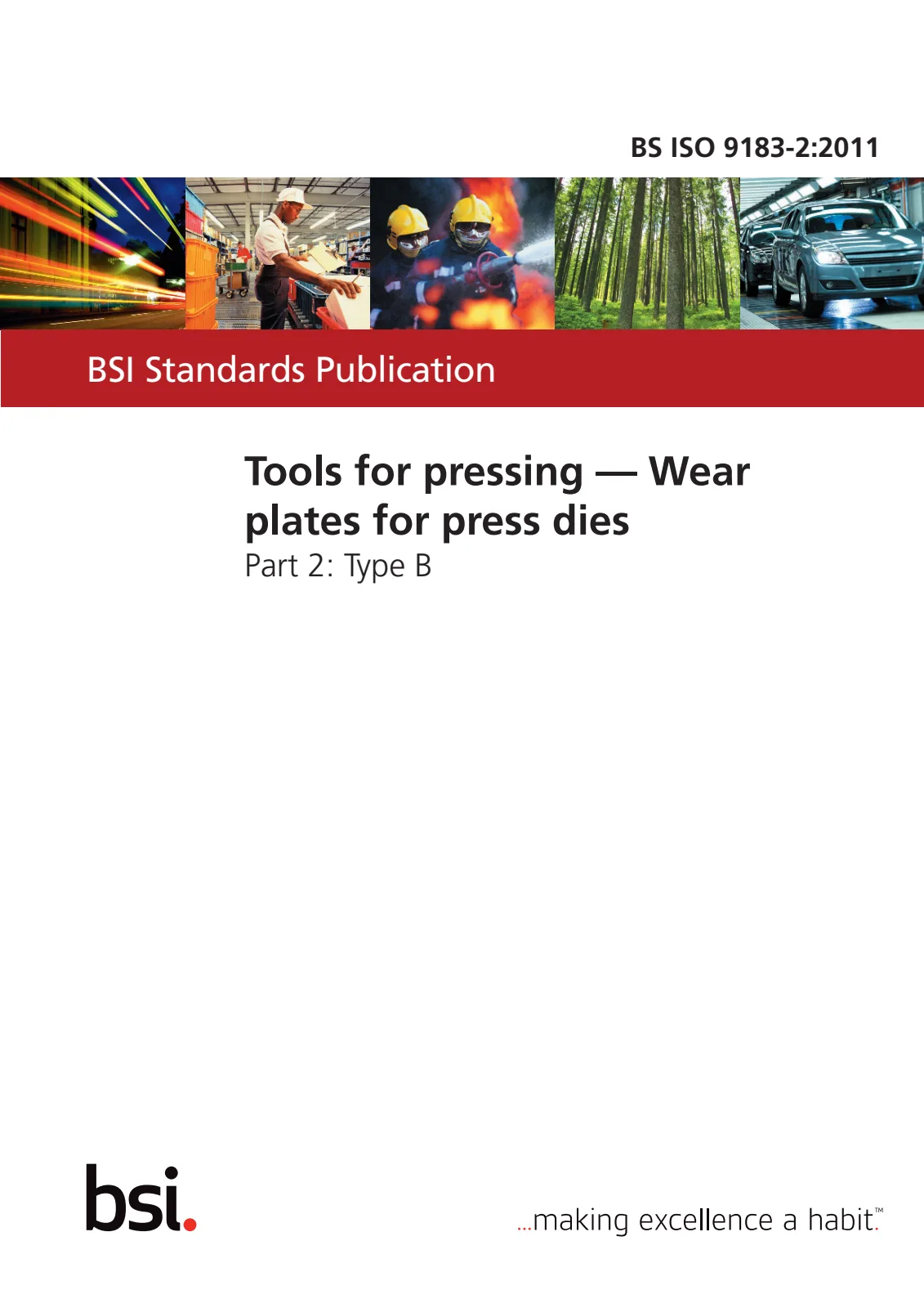 Первая страница стандарта BS ISO 9183-2:2011
