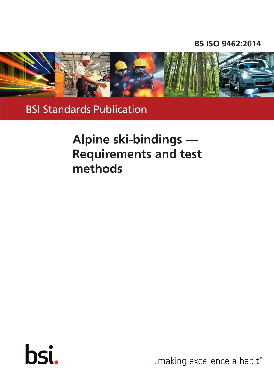 Первая страница стандарта BS ISO 9462:2014