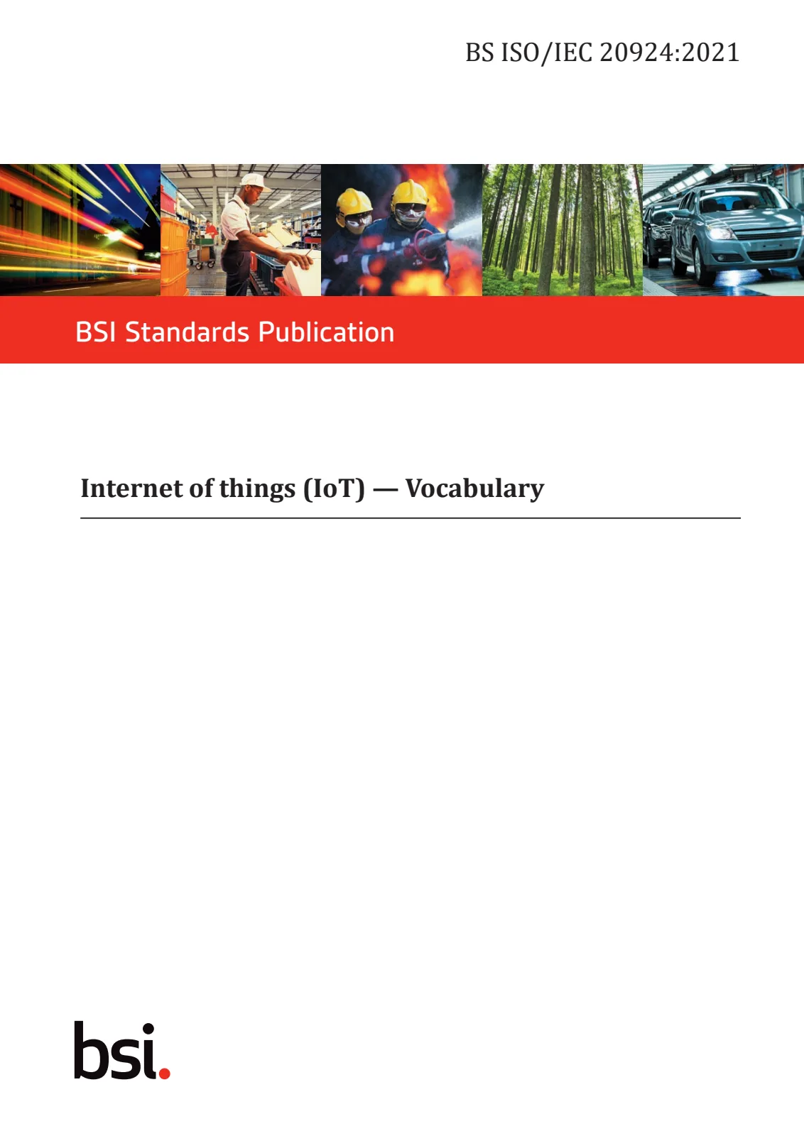 Первая страница стандарта BS ISO/IEC 20924:2021