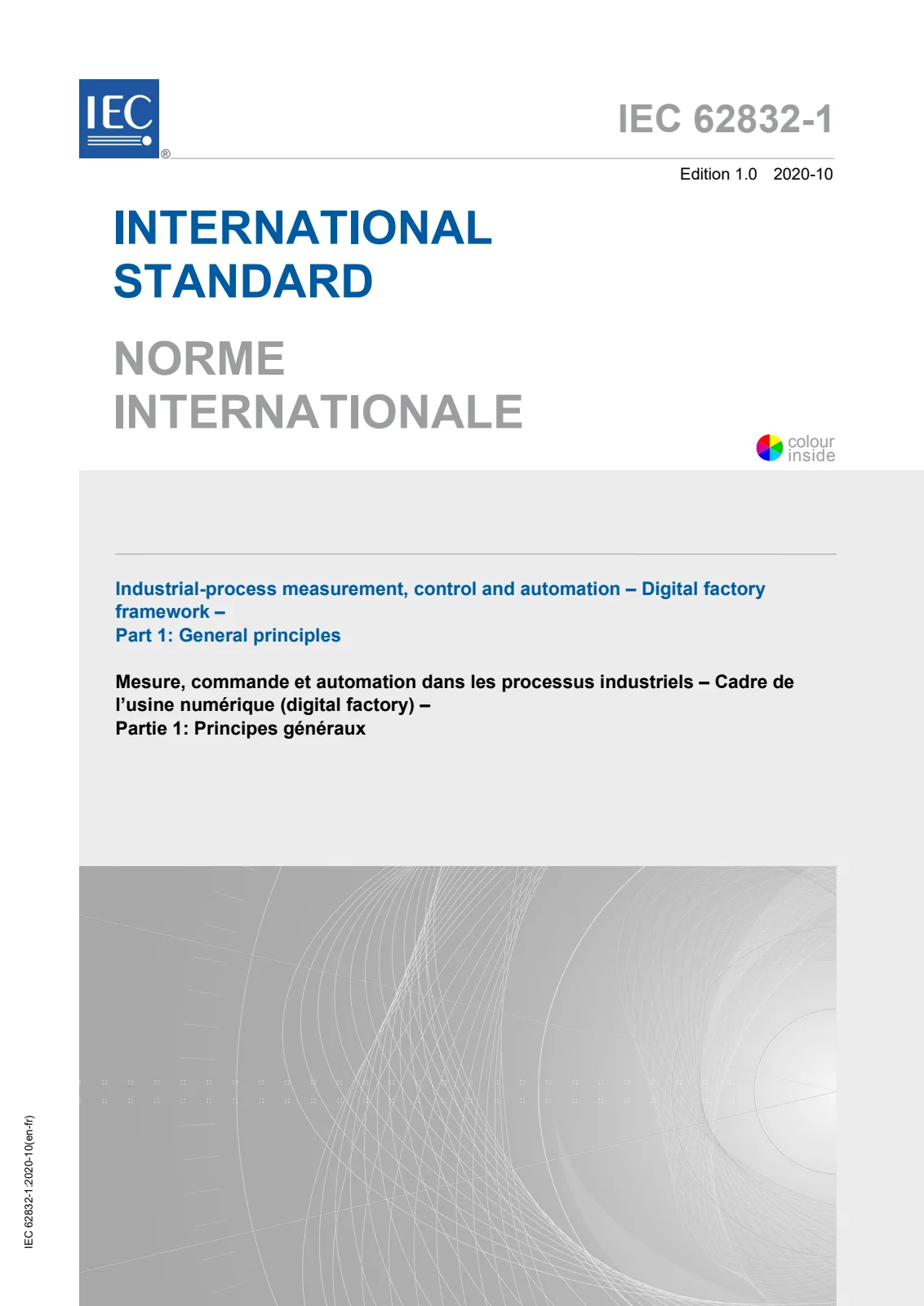 Первая страница стандарта IEC 62832-1:2020
