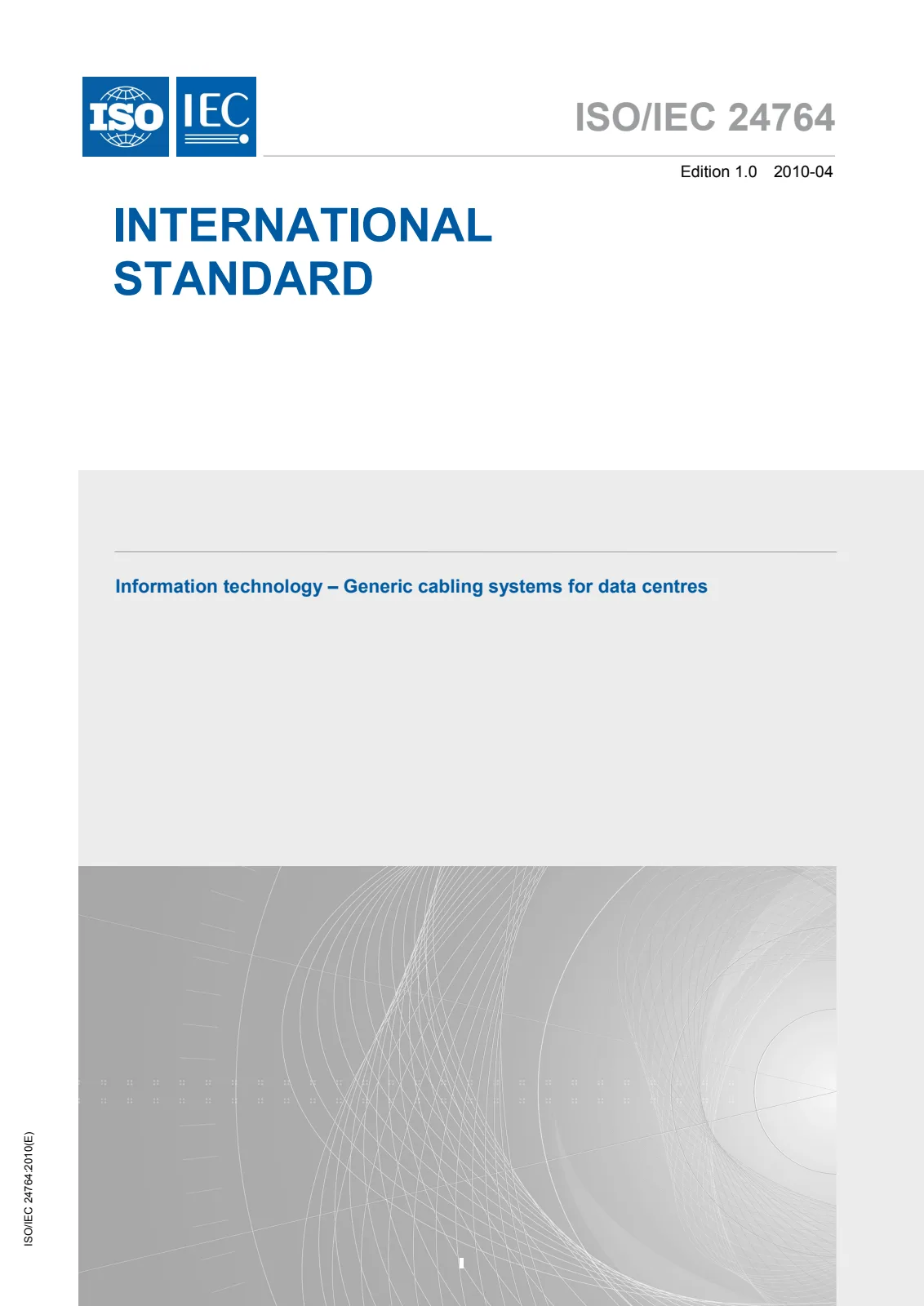 Первая страница стандарта ISO/IEC 24764:2010