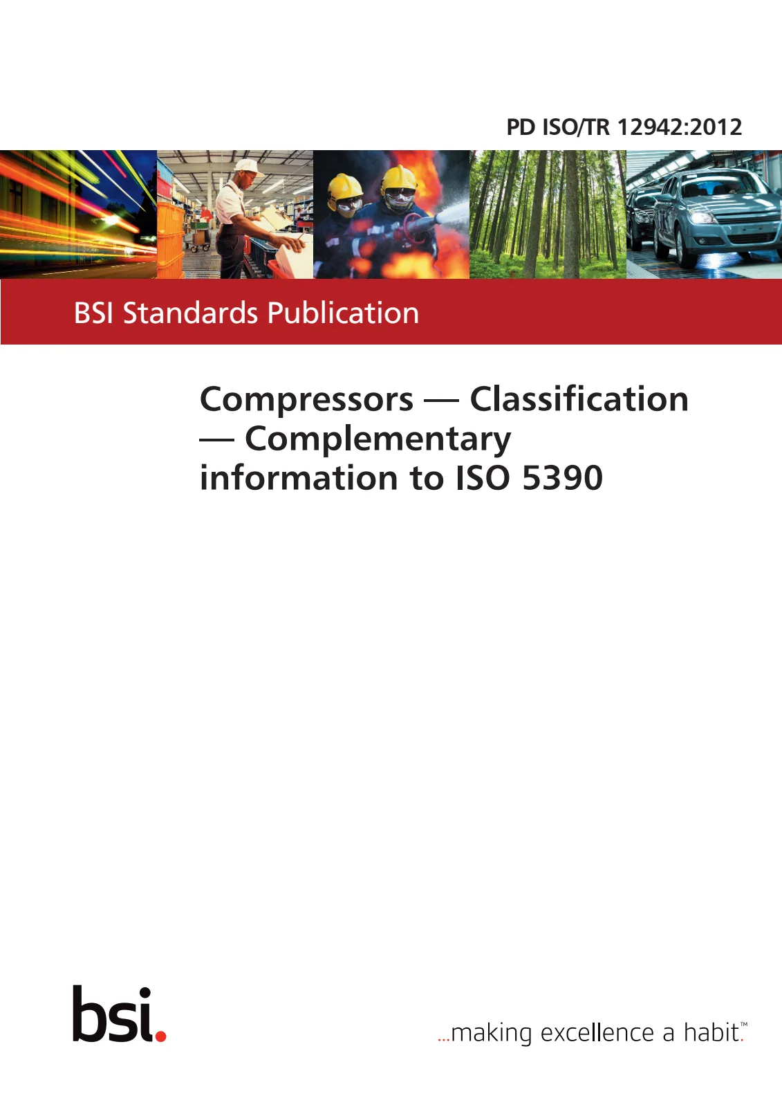 Первая страница стандарта PD ISO/TR 12942:2012